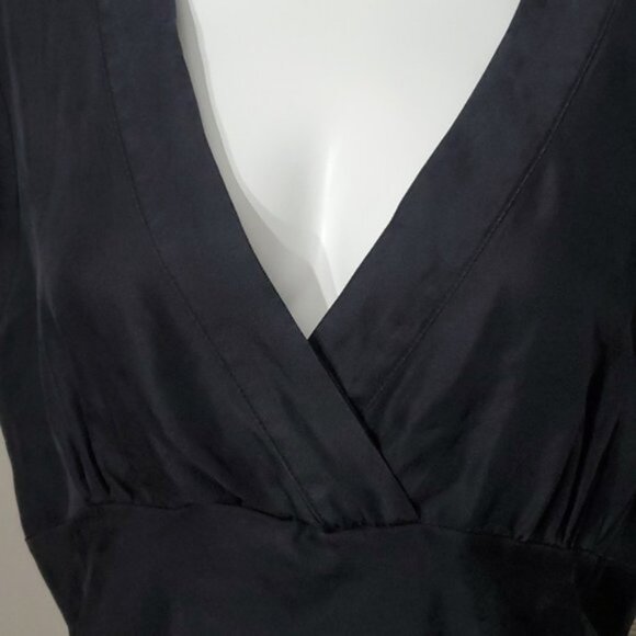 Jacob 100٪ Silk Cap Sleeve Kimono Top - Picture 4 of 7
